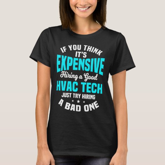 HVAC技術者サービス HVACR技術者 機械工 設置 Tシャツ (正面)