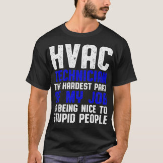 HVAC技術者パおもしろいーツHVAC技術_1  Tシャツ