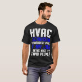 HVAC技術者パおもしろいーツHVAC技術_1  Tシャツ (正面フル)