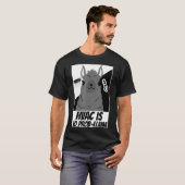 HVAC技術者ユーモアのエアコン設置技師の面白Tシャツ Tシャツ (正面フル)
