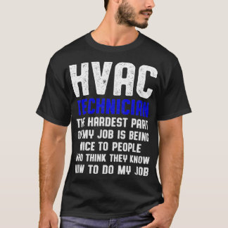 HVAC技術者部おもしろい品HVAC技術  Tシャツ