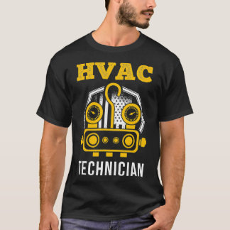 HVAC技術者 エアコン修理技術者 エアコン設置者 Tシャツ