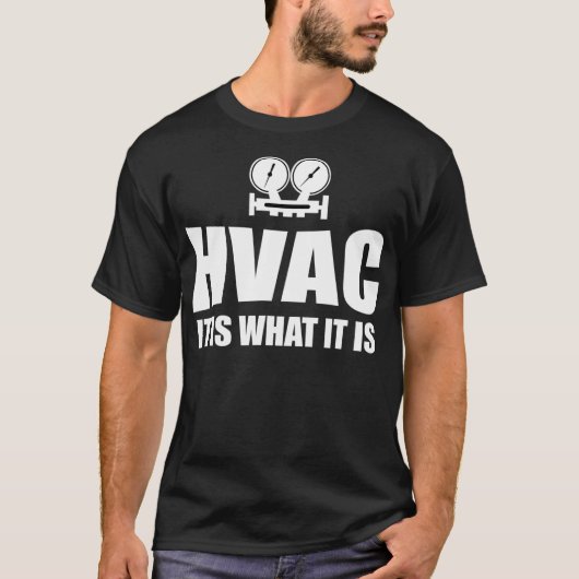 HVAC技術者HVACはHVAC技術者 Tシャツ (正面)
