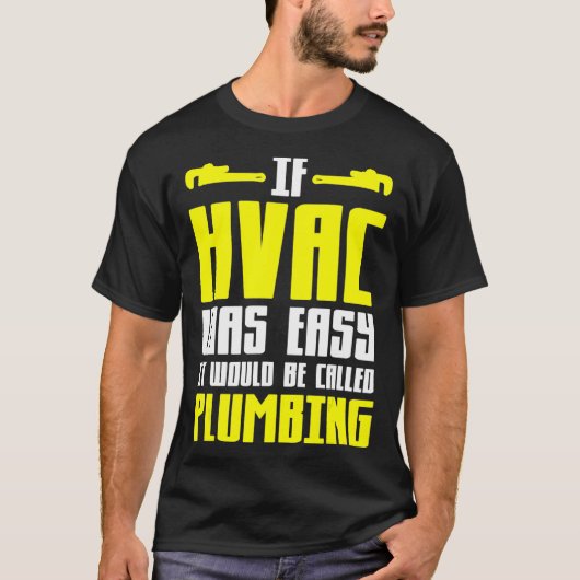 HVAC技術者HVAC Tシャツ (正面)
