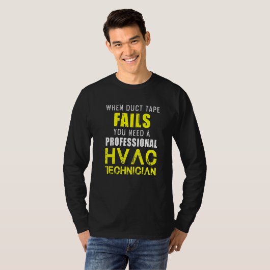 Hvac技術者Hvac Tech 16 Tシャツ (正面フル)