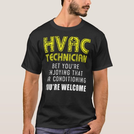 Hvac技術者Hvac Tech 2 Tシャツ (正面)