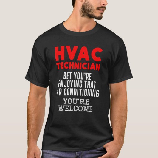 Hvac技術者Hvac Tech 6 Tシャツ (正面)