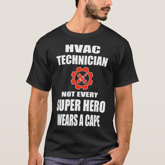 HVAC技術者Tシャツギフト暖房冷却レパ Tシャツ (正面)