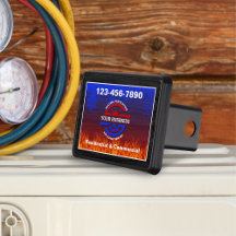 HVAC暖房およびエアトレーラのヒッチカバー