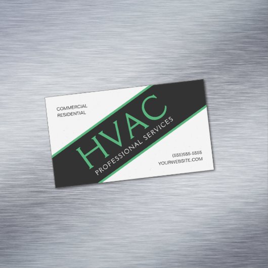 HVAC暖房および冷却プロフェッショナル マグネット名刺 (インサイチュ)