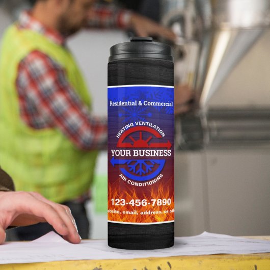 HVAC暖房と空気 タンブラー