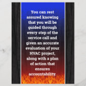 HVAC暖房と空気 チラシ (裏面)