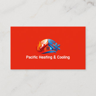 HVAC暖房冷房ビジネスカード 名刺