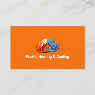 HVAC暖房冷房ビジネスカード 名刺