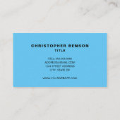 HVAC標準、3.5インチx 2.0インチ名刺 名刺 (裏面)