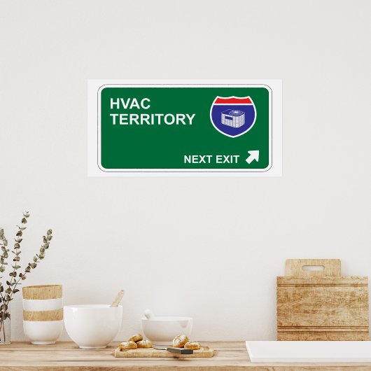 HVAC次の出口 ポスター (キッチン)