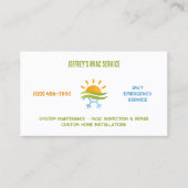 HVAC空調カスタムQR 名刺 (正面)