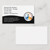 HVAC空調サービス 名刺 (正面/裏面)