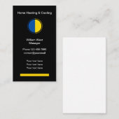 HVAC空調サービス 名刺 (正面/裏面)