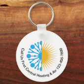 HVAC空調促進キーホルダー キーホルダー (正面)