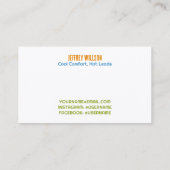 HVAC空調 名刺 (裏面)