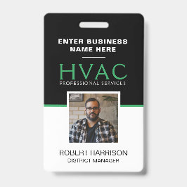 HVAC 社員 バッジ