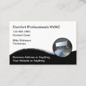 HVAC Air Conditioning Service 名刺 (正面)
