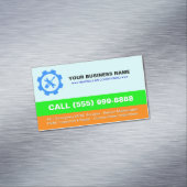 HVAC Heating Air Conditioning | Professional Logo  マグネット名刺 (インサイチュ)