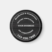 HVAC Heating and Air Conditioning マグネット (正面)