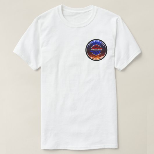 HVAC Heating and Air Light T-Shirt Tシャツ (デザイン正面)