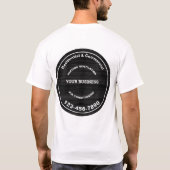 HVAC Heating and Air Light T-Shirt Tシャツ (裏面)