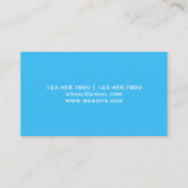 HVAC Heating and Cooling Business Card  名刺 (裏面)