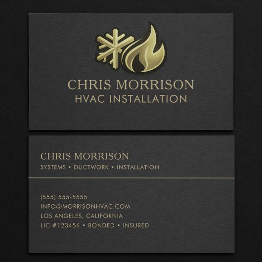 HVAC Installation Professional 名刺