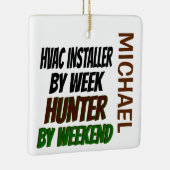 HVAC Installer Loves狩りカスタム セラミックオーナメント (右)