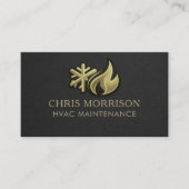 HVAC Maintenance Professional 名刺 (正面)