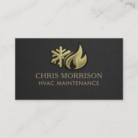 HVAC Maintenance Professional 名刺 (正面)