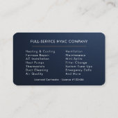 HVAC Metallic  名刺 (裏面)