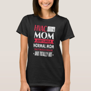 HVAC Mom Mother HVAC Tech認定HVAC Tech Tシャツ