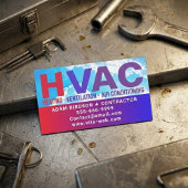 HVAC Service (Heating, Cooling, Air Conditioning) マグネット名刺