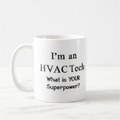 hvac tech コーヒーマグカップ (左)