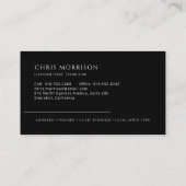 HVAC Technician AC Heating Cooling Heat 名刺 (裏面)