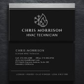 HVAC Technician AC Heating Cooling Heat 名刺