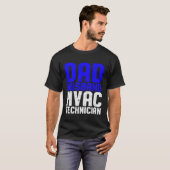 HVAC Technician Dad  HVAC Tech Tシャツ (正面フル)