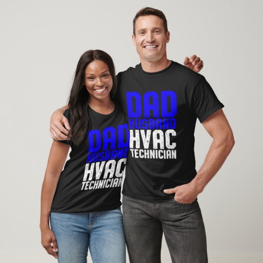 HVAC Technician Dad HVAC Tech Tシャツ (ユニセックス)