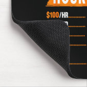 Hvac Technician Hourly Rate Funny Hvac Mechanic Sa マウスパッド (コーナー)