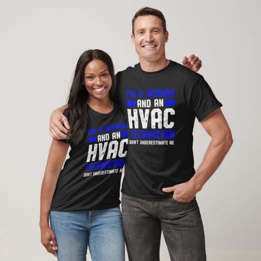 HVAC Technician Underestimate Funny HVAC Tech Tシャツ (ユニセックス)