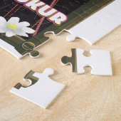 Hvannadalshnkurアイスランド旅行ポスター。 ジグソーパズル (側面)