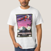 Hvannadalshnkurアイスランド旅行ポスター。 Tシャツ (正面)