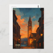 Hvar Island Old Townポストカード – Explore the Medite ポストカード (正面/裏面)