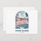 Hvar Island Old Townポストカード – Explore the Medite ポストカード (正面/裏面)
